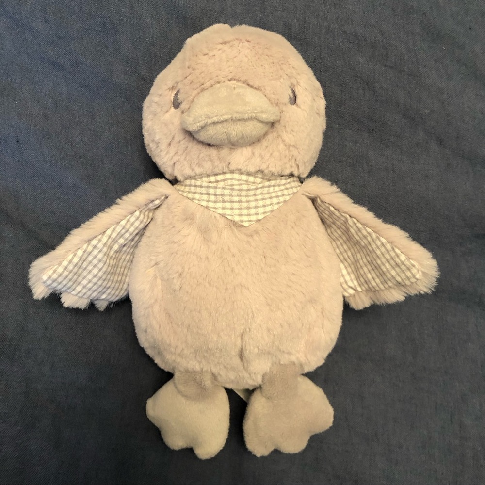 Gingerlilly Light Gray Plush Duck
